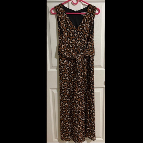 Signature by Robbie bee animal print jumpsuit - Picture 1 of 3